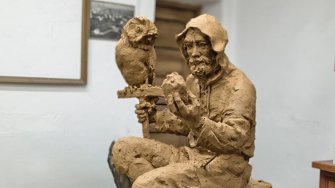 Rzeźba gwarka dla dzielnicy Sowice