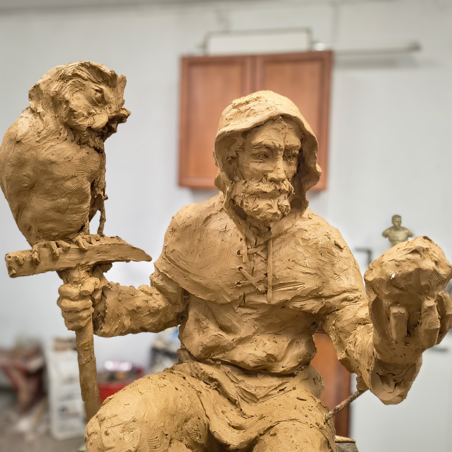 Rzeźba gwarka dla dzielnicy Sowice