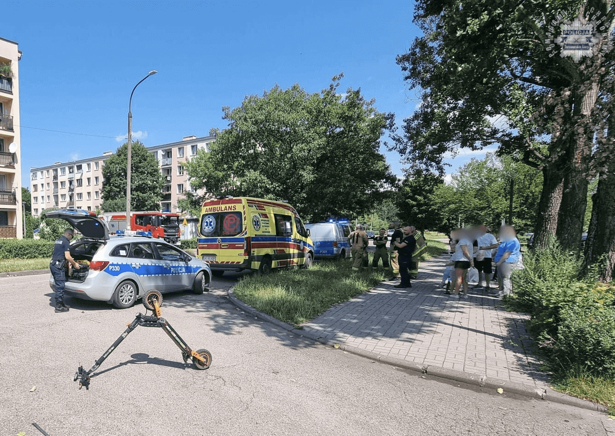 Wypadek z udziałem hulajnogi w Tarnowskich Górach