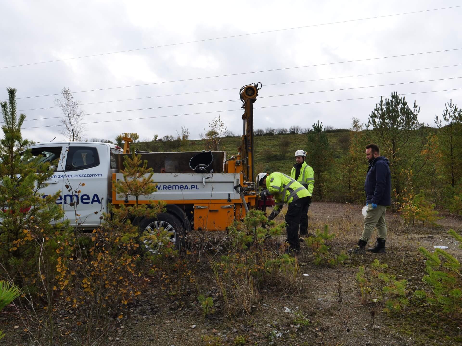 Prace badawcze na terenie Zakładów Chemicznych w Tarnowskich Górach