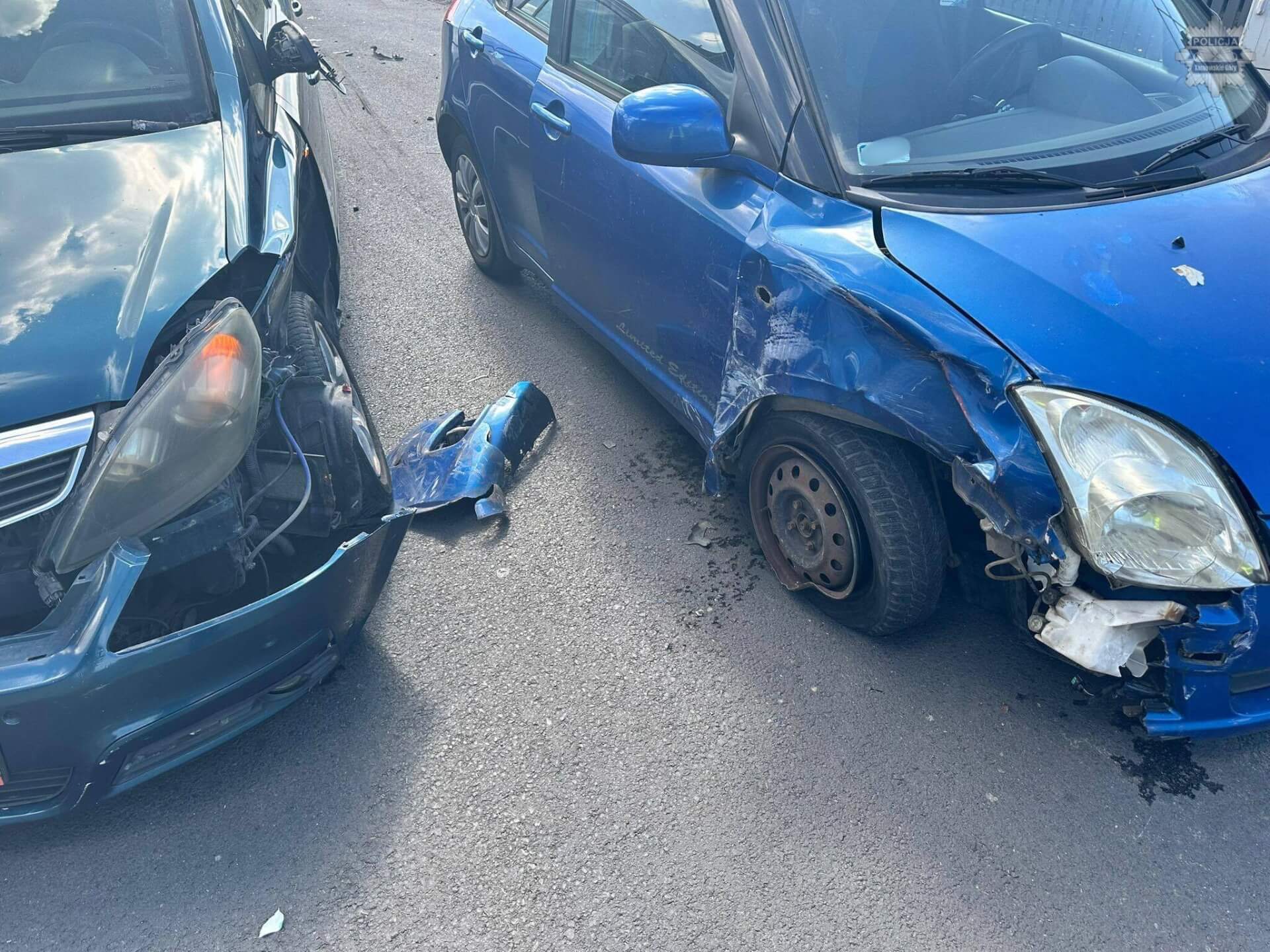 Zdarzenie drogowe w Tarnowskich Górach