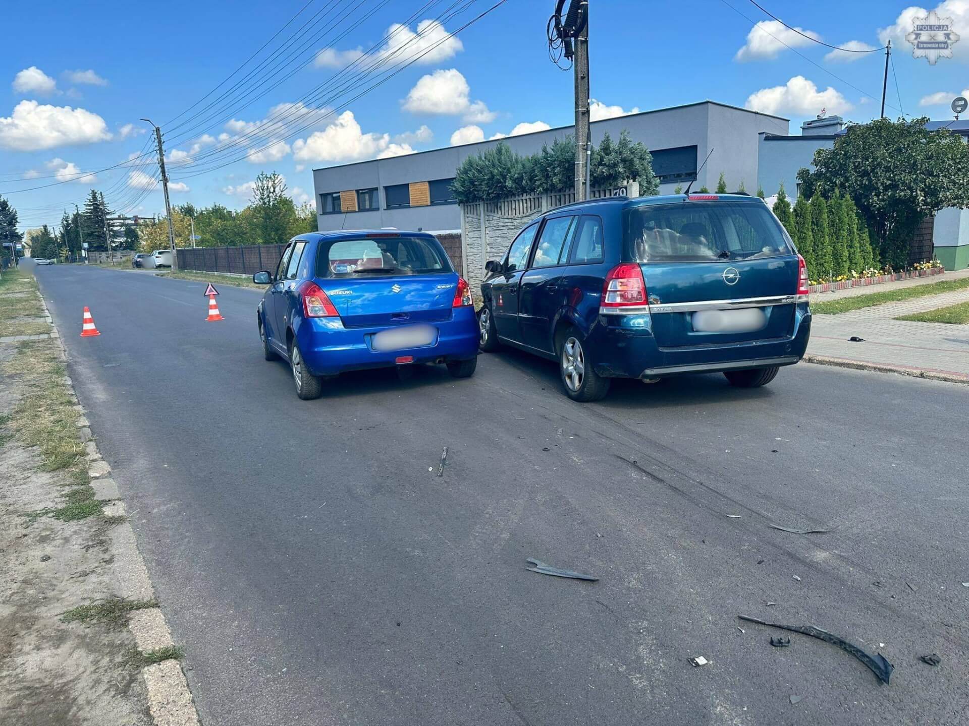 Zdarzenie drogowe w Tarnowskich Górach