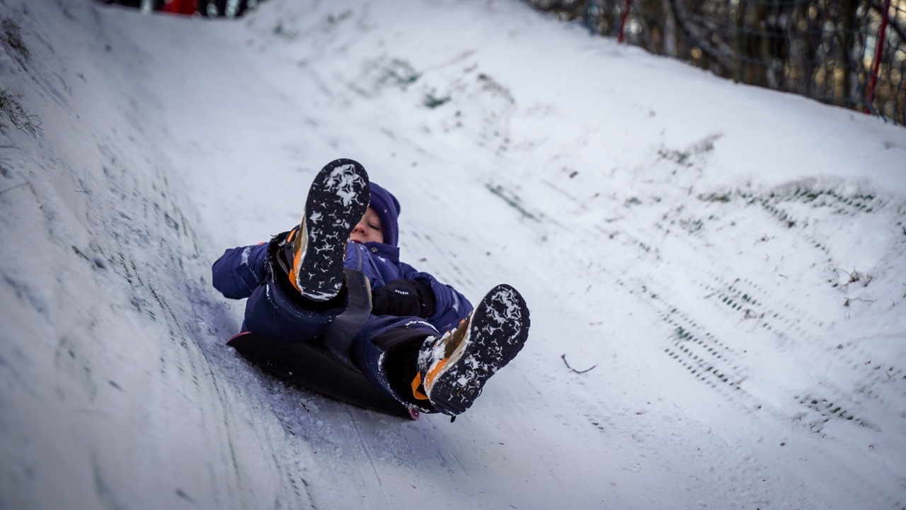 Tor saneczkowy w Parku Kościuszki