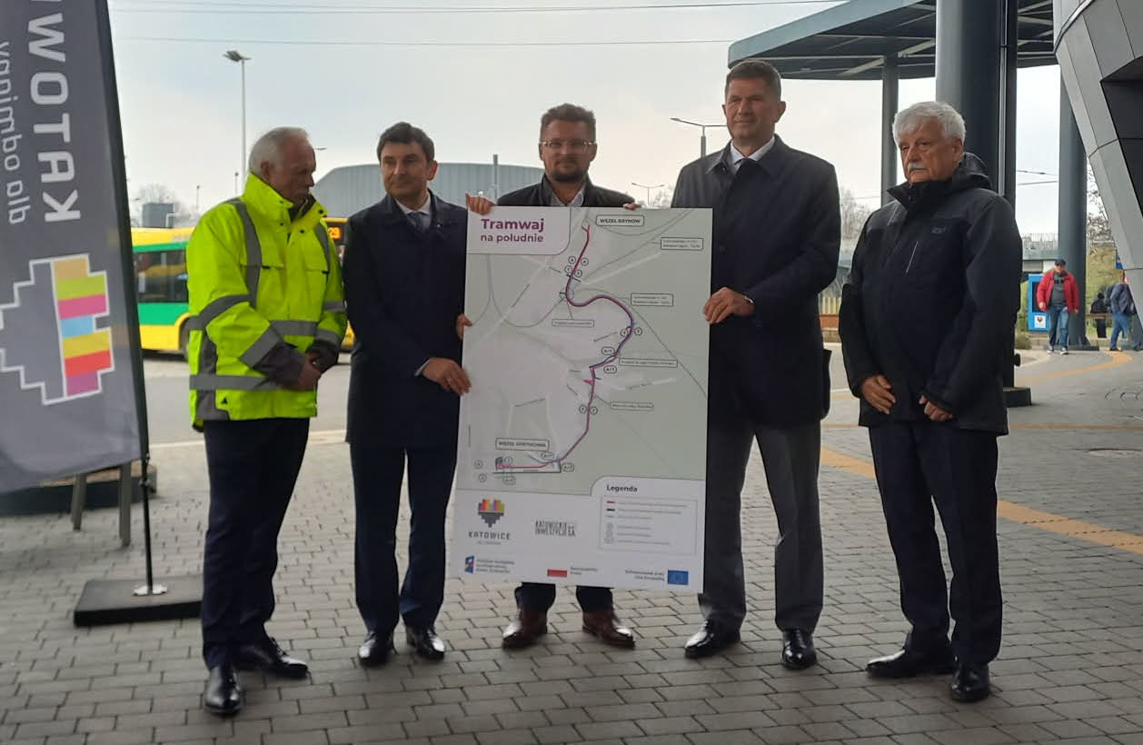 Briefing prasowy dot. tramwaju na południe