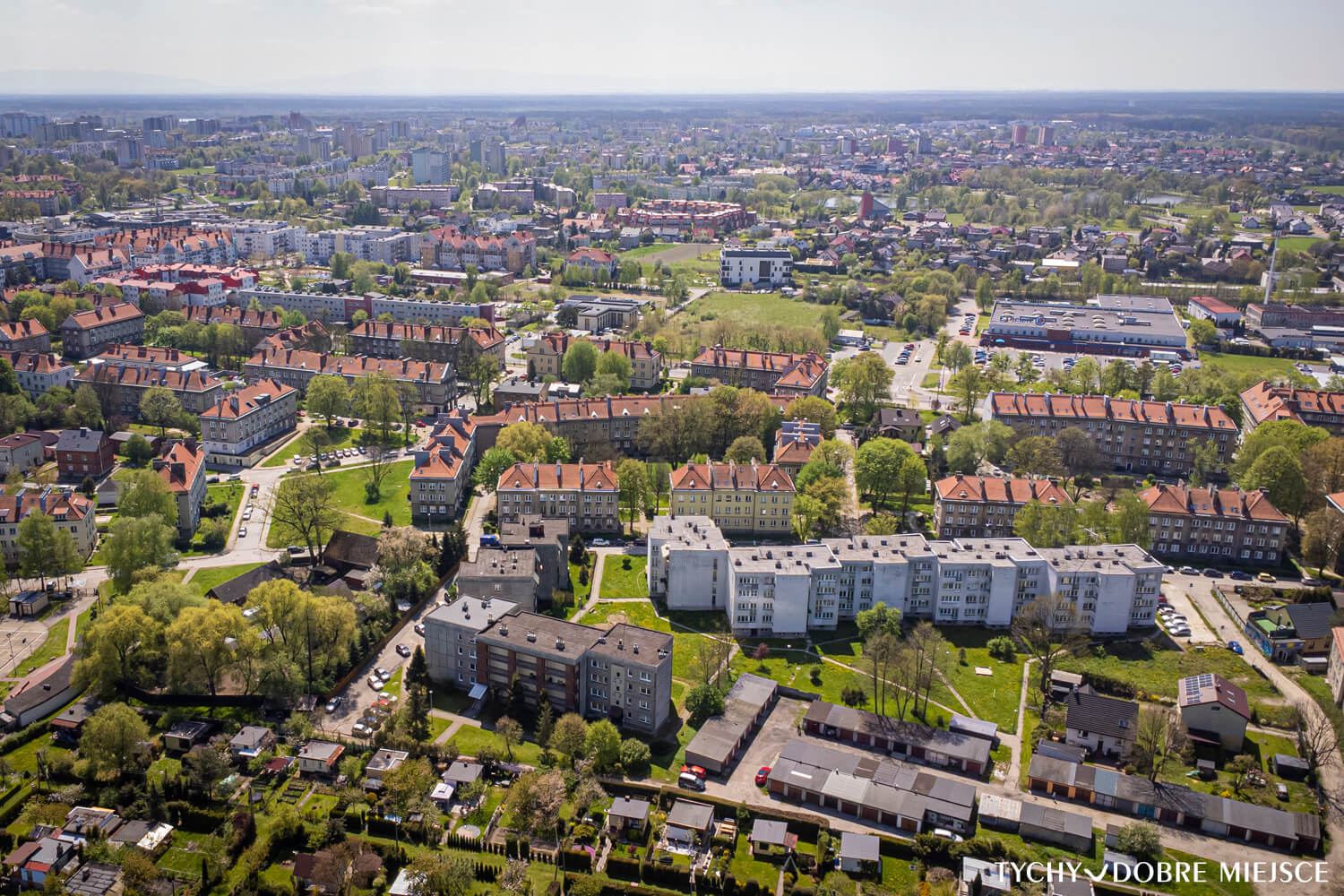 Tychy z lotu drona