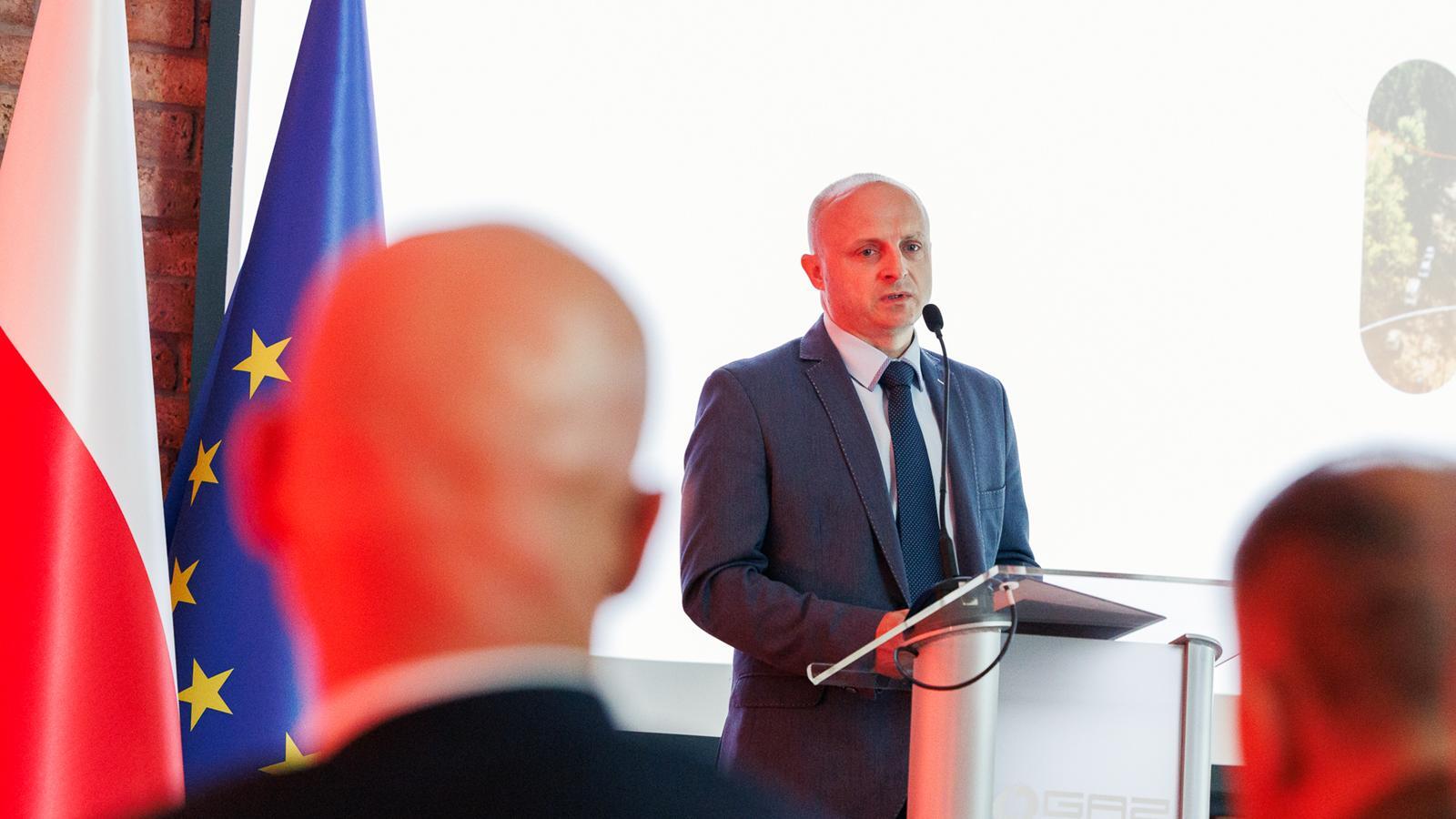 Uroczyste zakończenie budowy gazociągu Racibórz-Rybnik