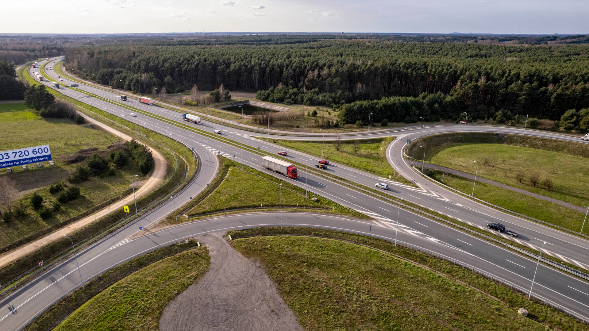 Węzeł Mierzęcice na drodze ekspresowej S1