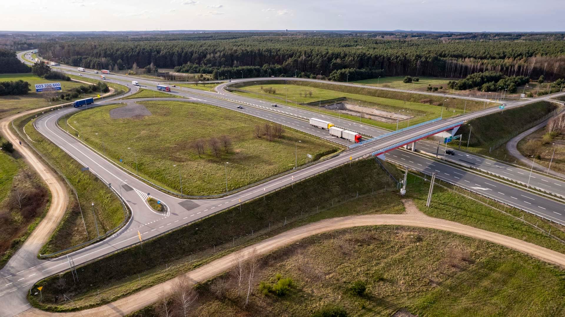 Węzeł Mierzęcice na drodze ekspresowej S1