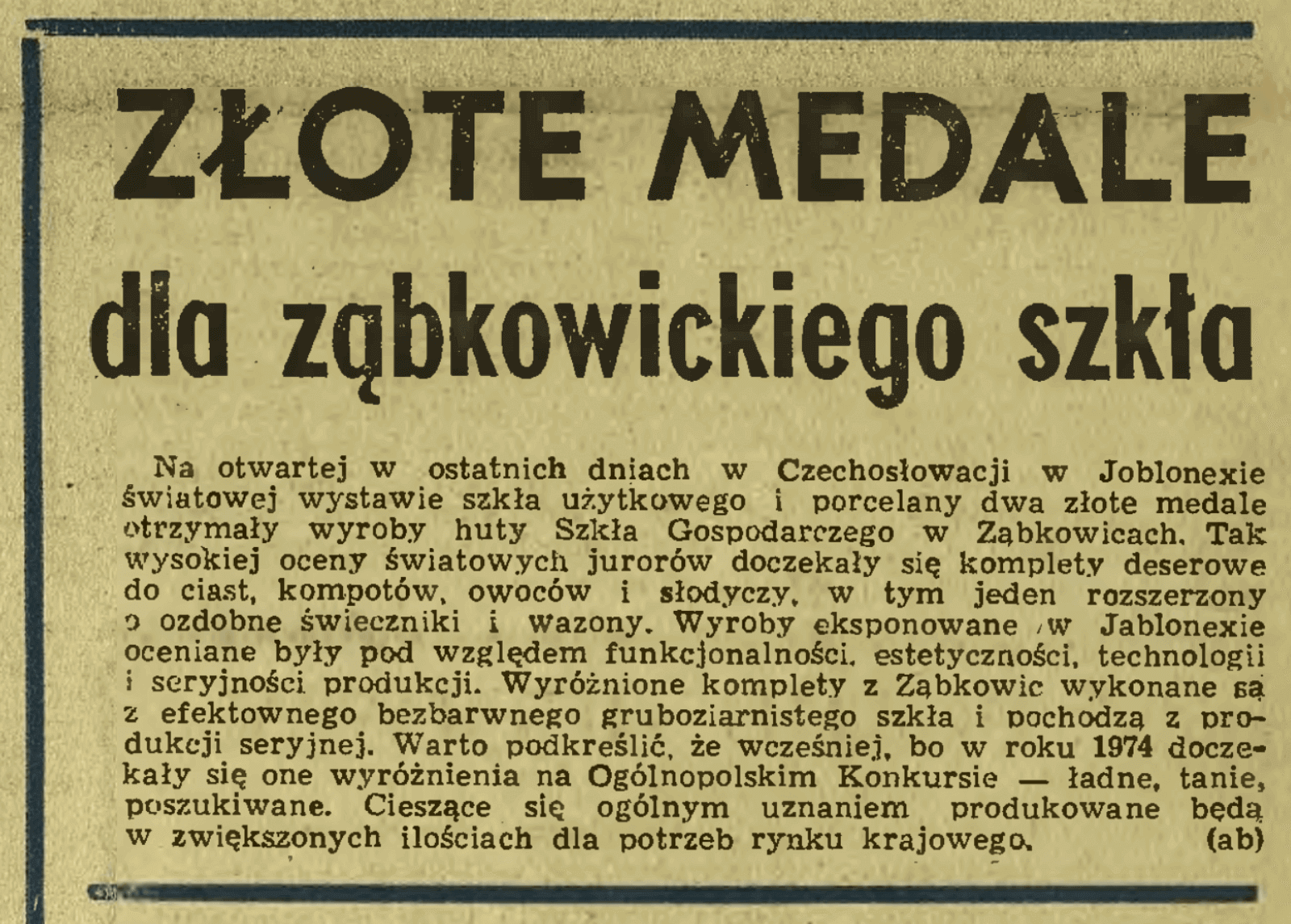 Wiadomości Zagłębia 5 sierpnia 1976