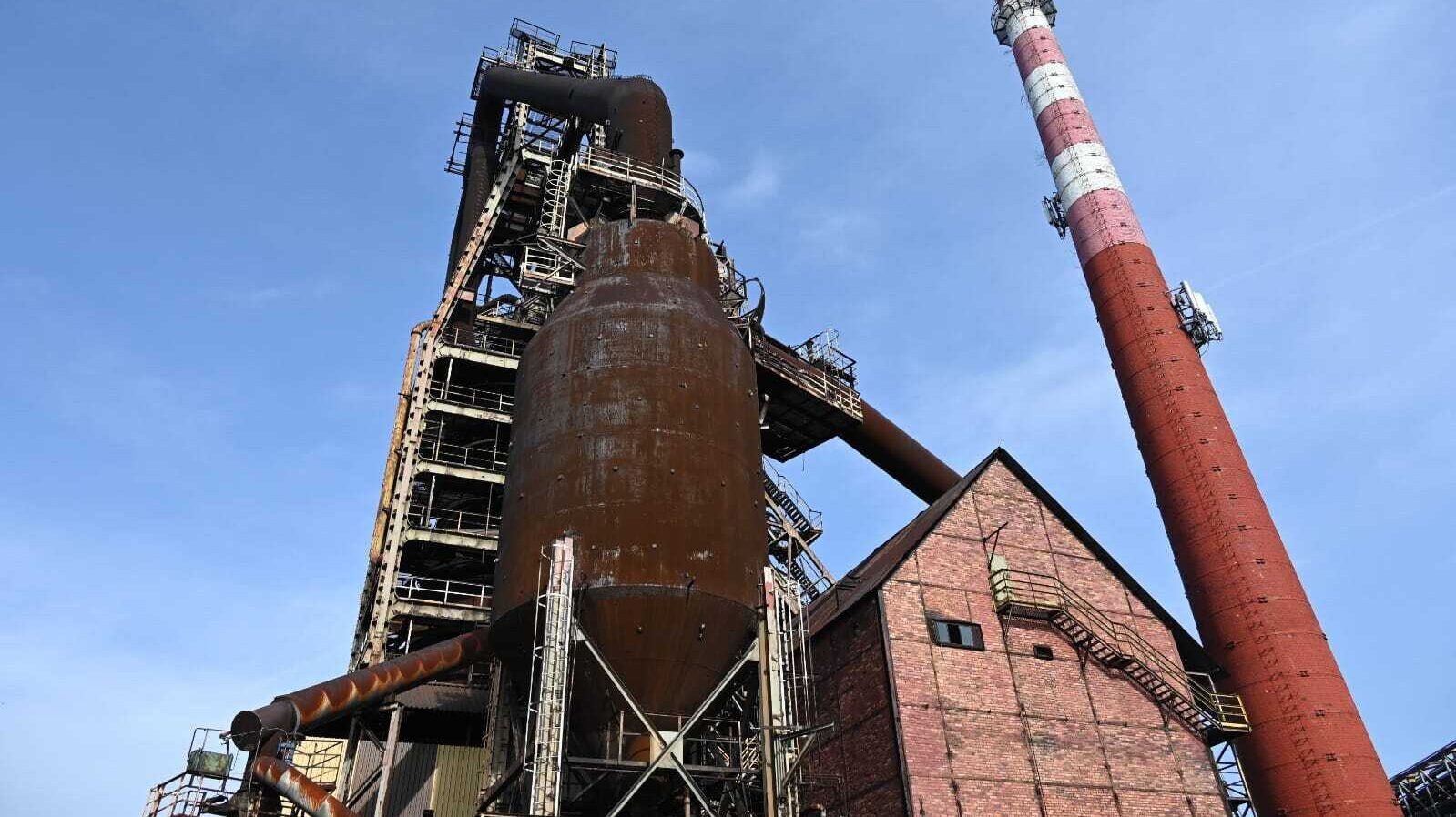 Wielki Piec przed rozpoczęciem prac