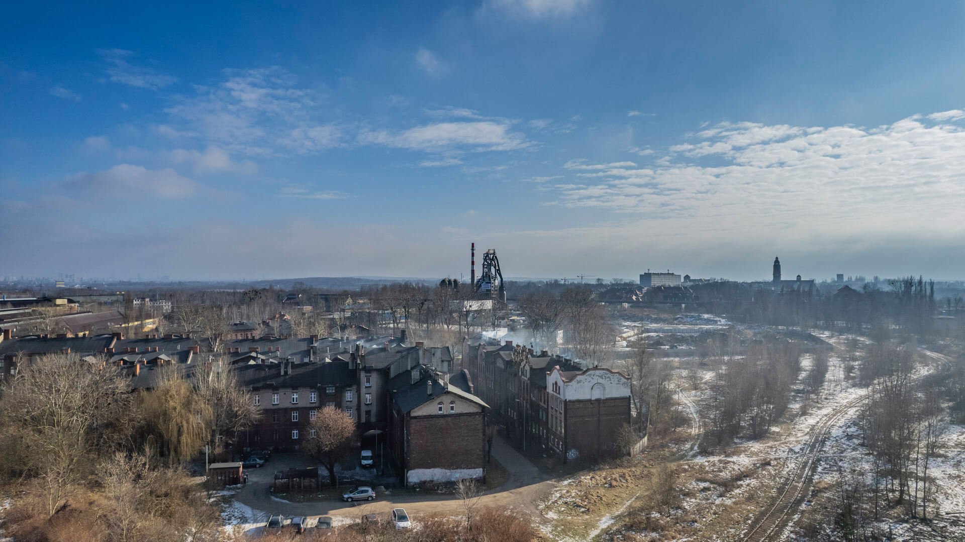 Piękny! Wielki Piec w Rudzie Śląskiej z lotu ptaka!
