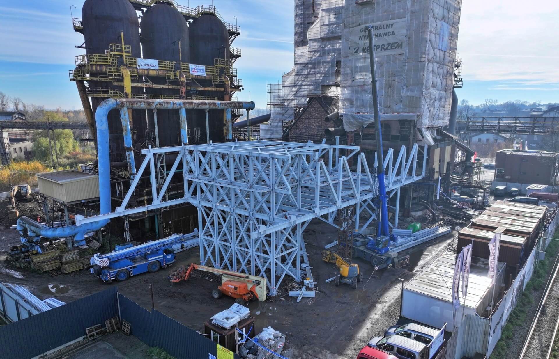 Wielki piec ruda slaska postepy prac 1