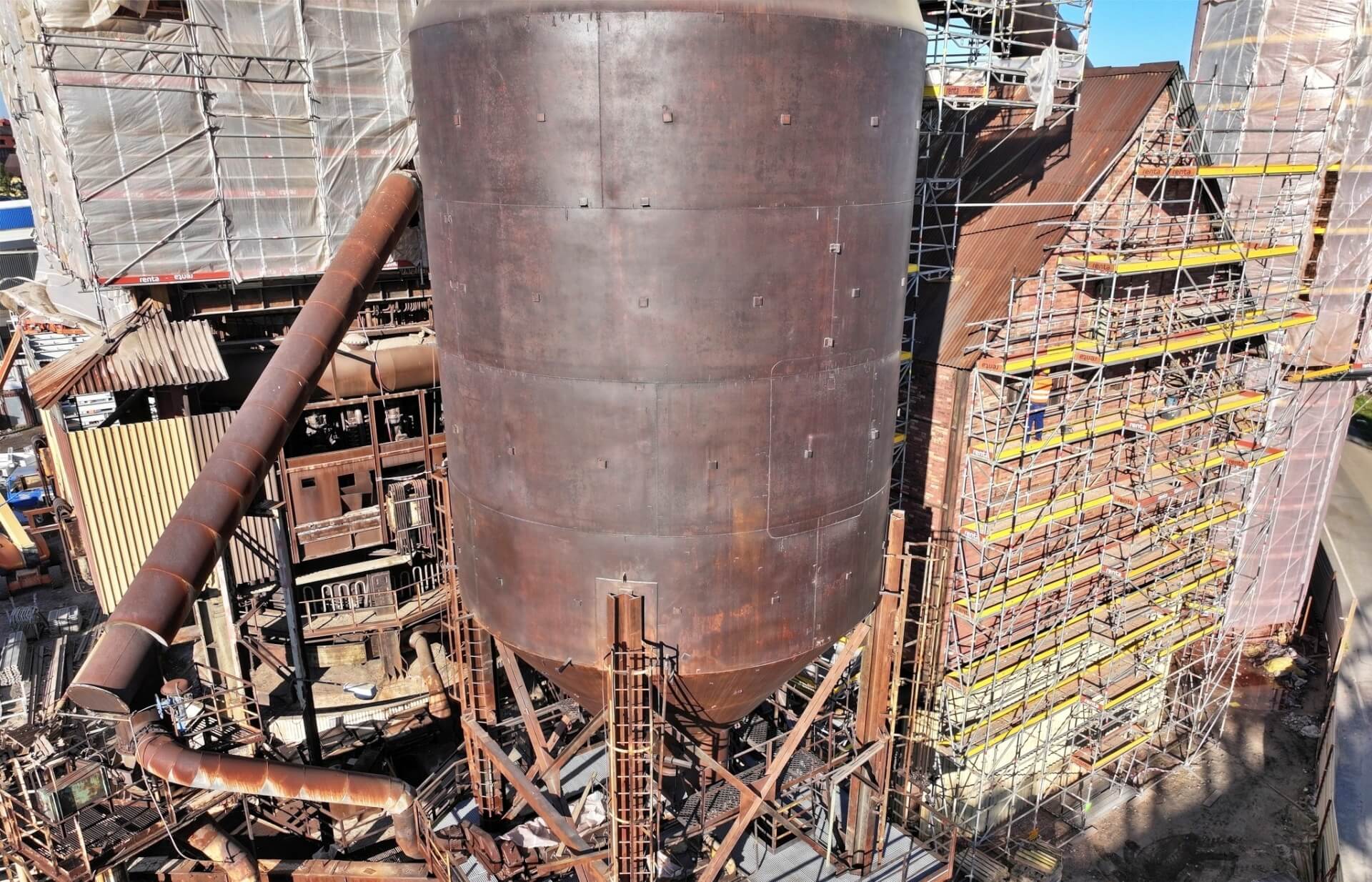 Wielki piec ruda slaska postepy prac 8