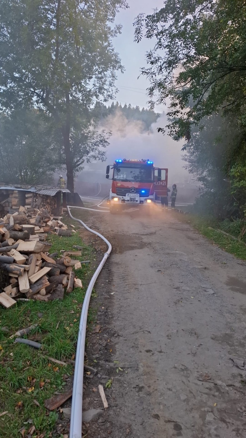 Wisla pozar osp wisla 1