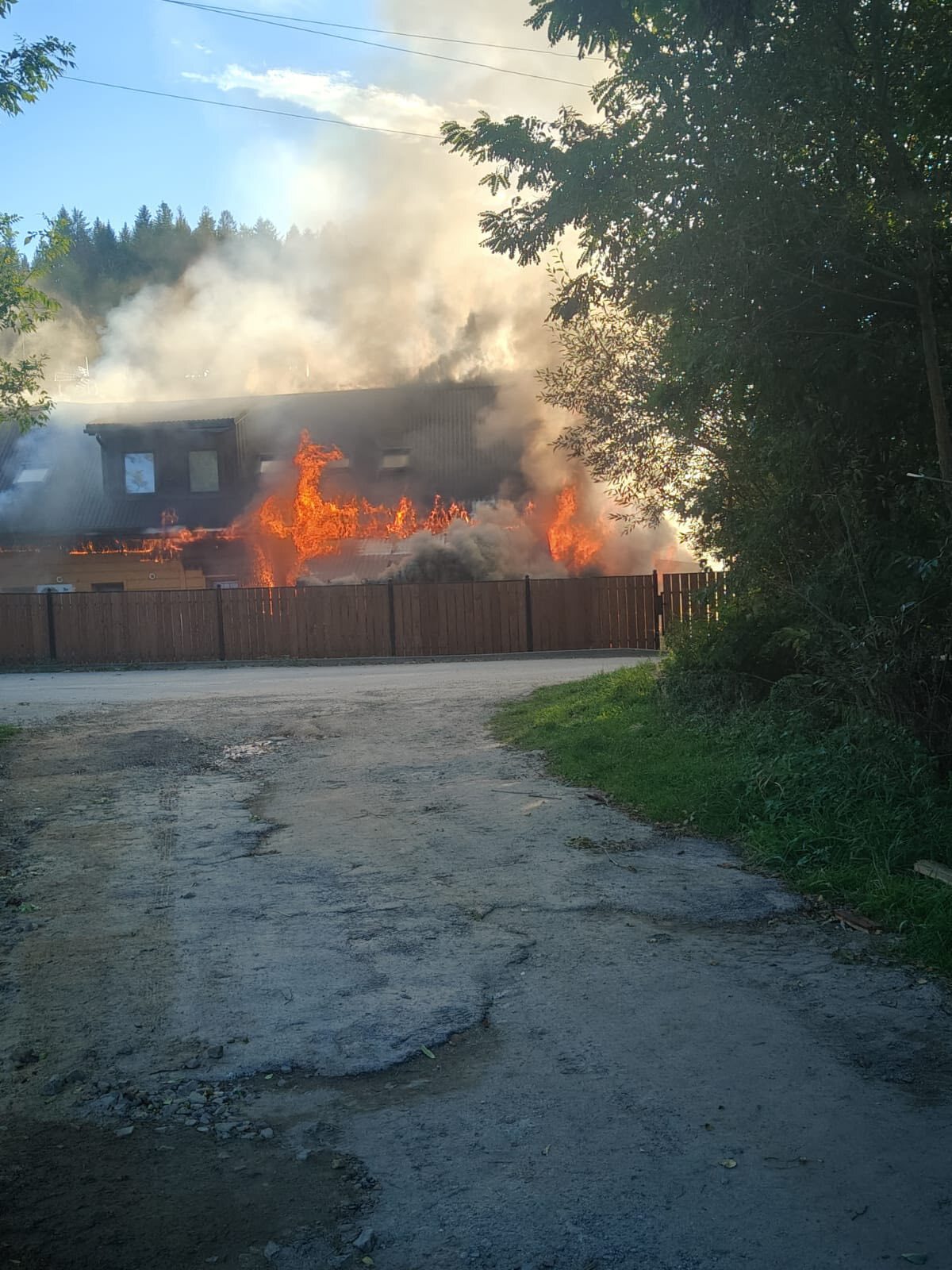 Wisla pozar osp wisla 3