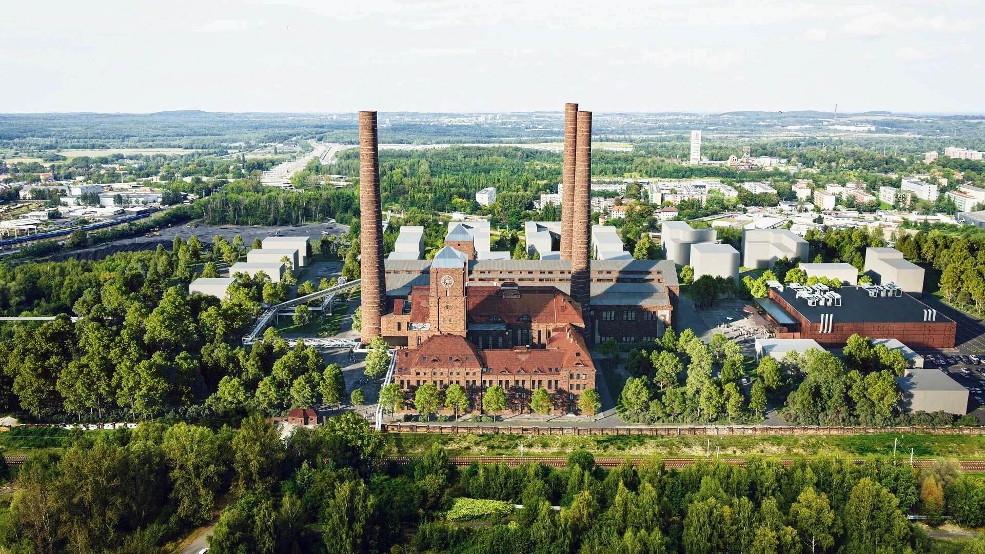 Wizualizacja przebudowy Elektrociepłowni Szombierki