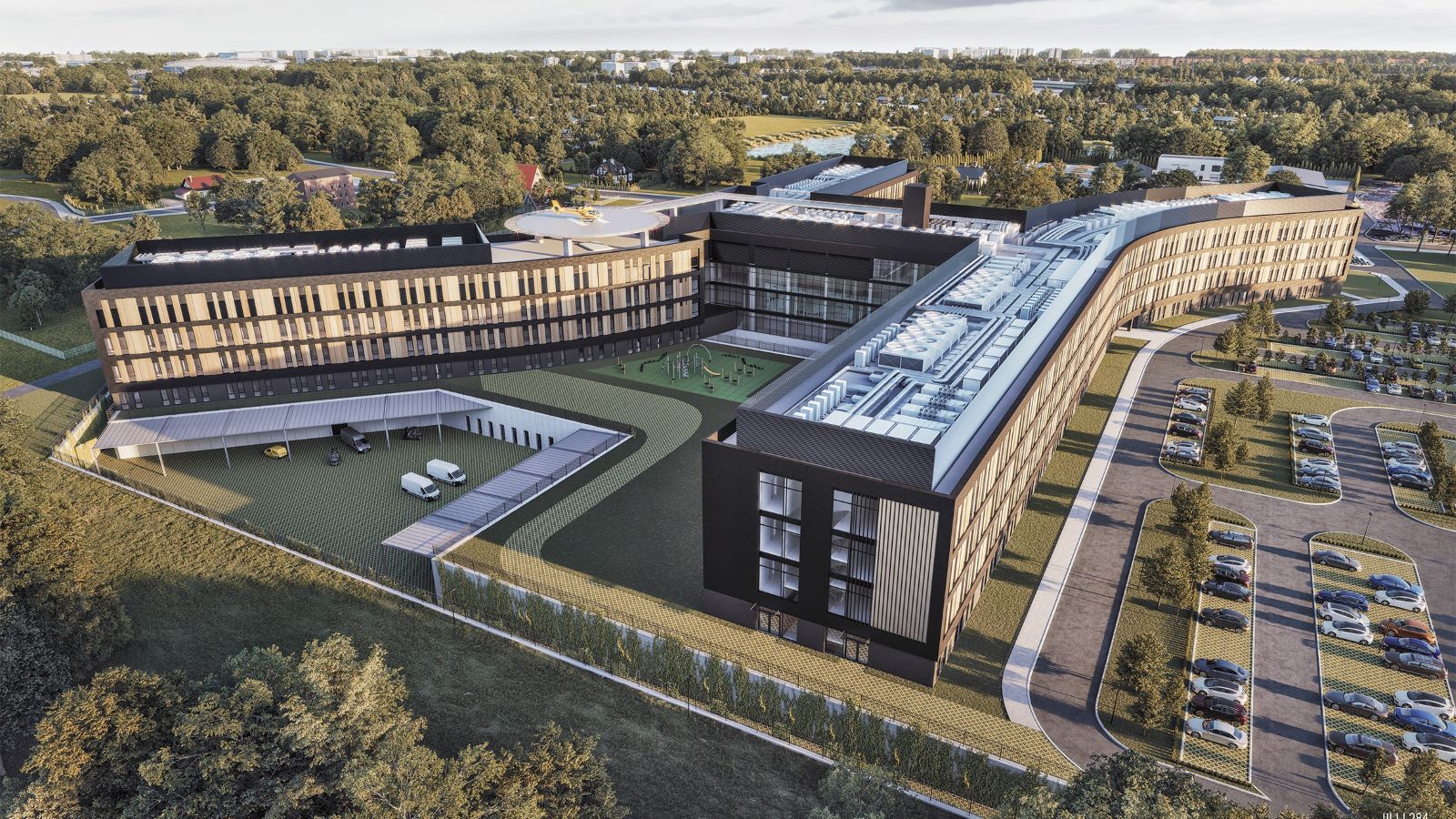 Wizualizacja: nowy szpital w Gliwicach