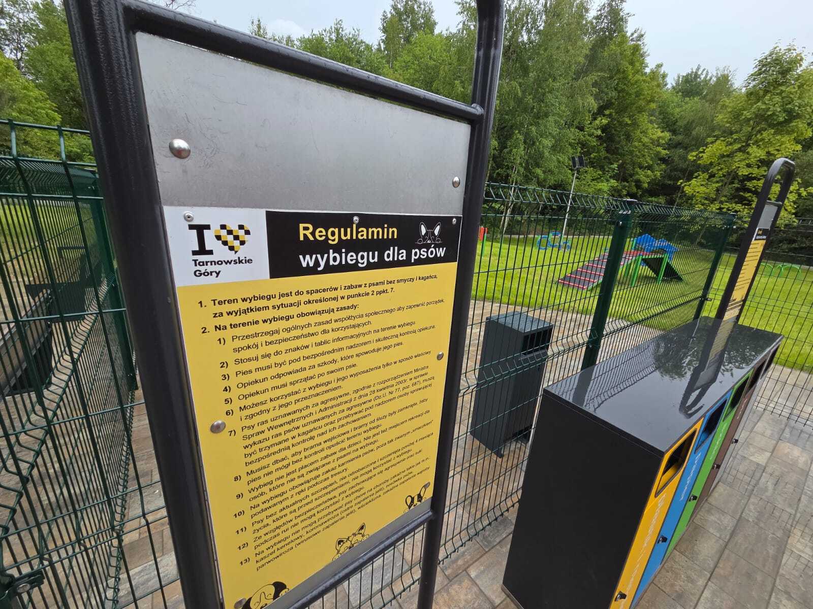 Nowy wybieg dla psów w Tarnowskich Górach