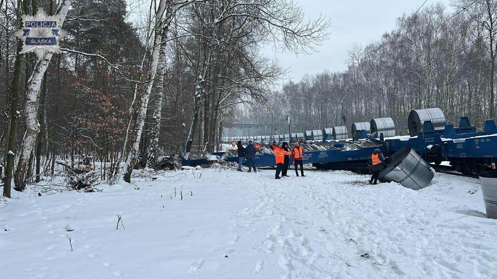 Katowice: wykoleił się wagon pociągu towarowego