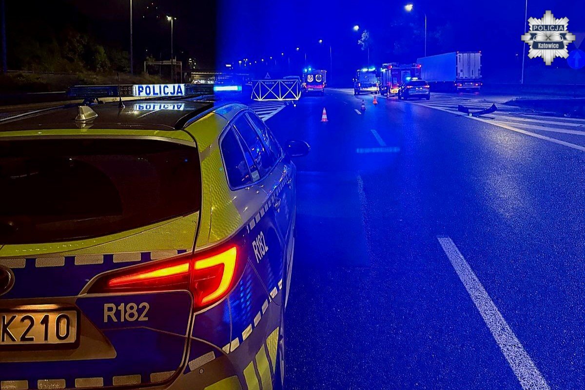 Wypadek a4 katowice 01