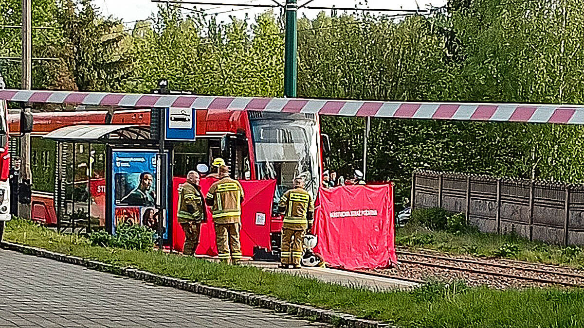 Bytom: Wjechał hulajnogą pod tramwaj. Zginął na miejscu