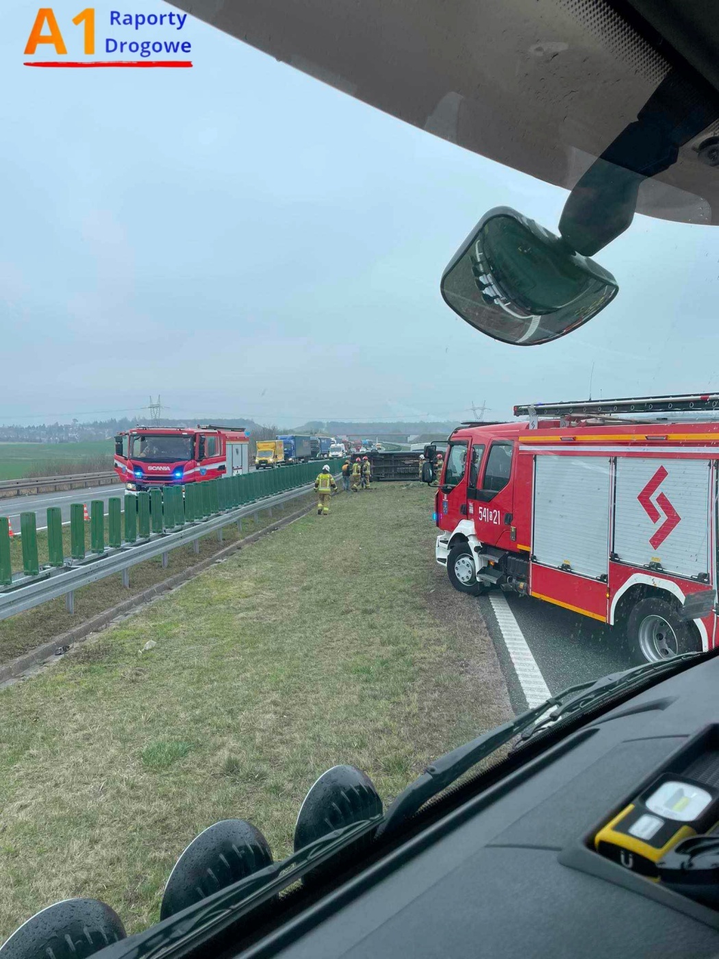 Wypadek na autostradzie a1 2