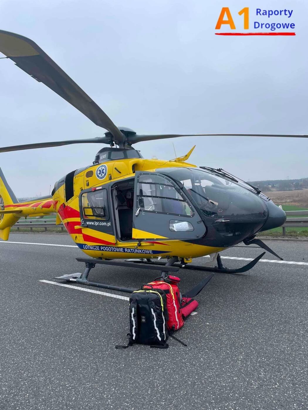 Wypadek na autostradzie a1 3