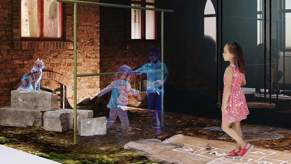 Wizualizacja wystawy etnograficznej w Muzeum Górnośląskim w Bytomiu