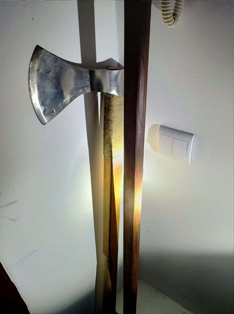 Zaatakowal policjantow szablami 3