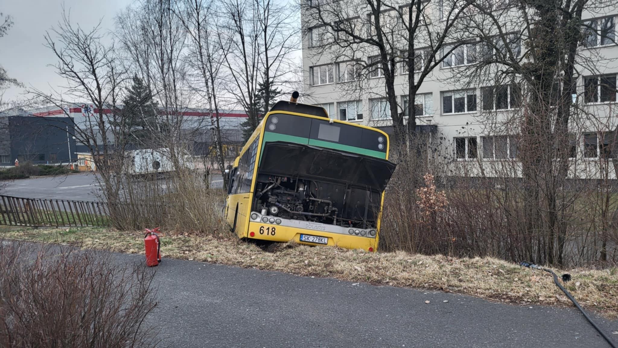 Zderzenie autobusów w Katowicach, ul. Lwowska