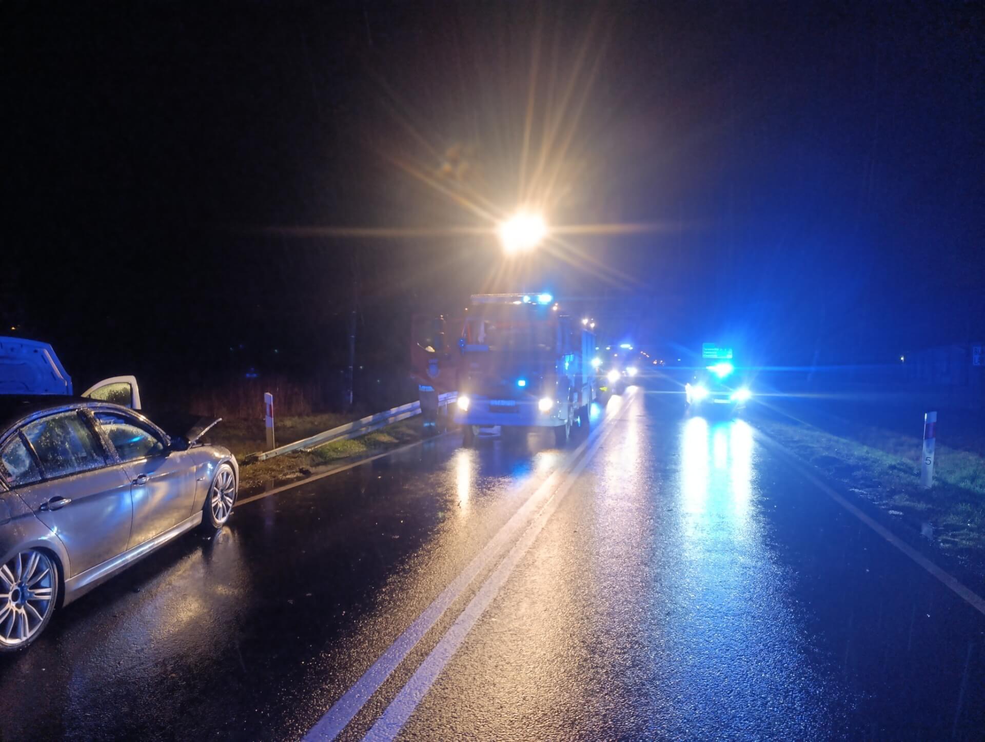 Zderzenie czołowe w Czekanowie